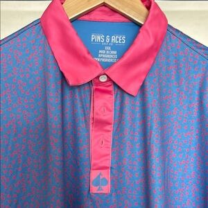 Pins and Aces golf shirt ⛳️ 3XL